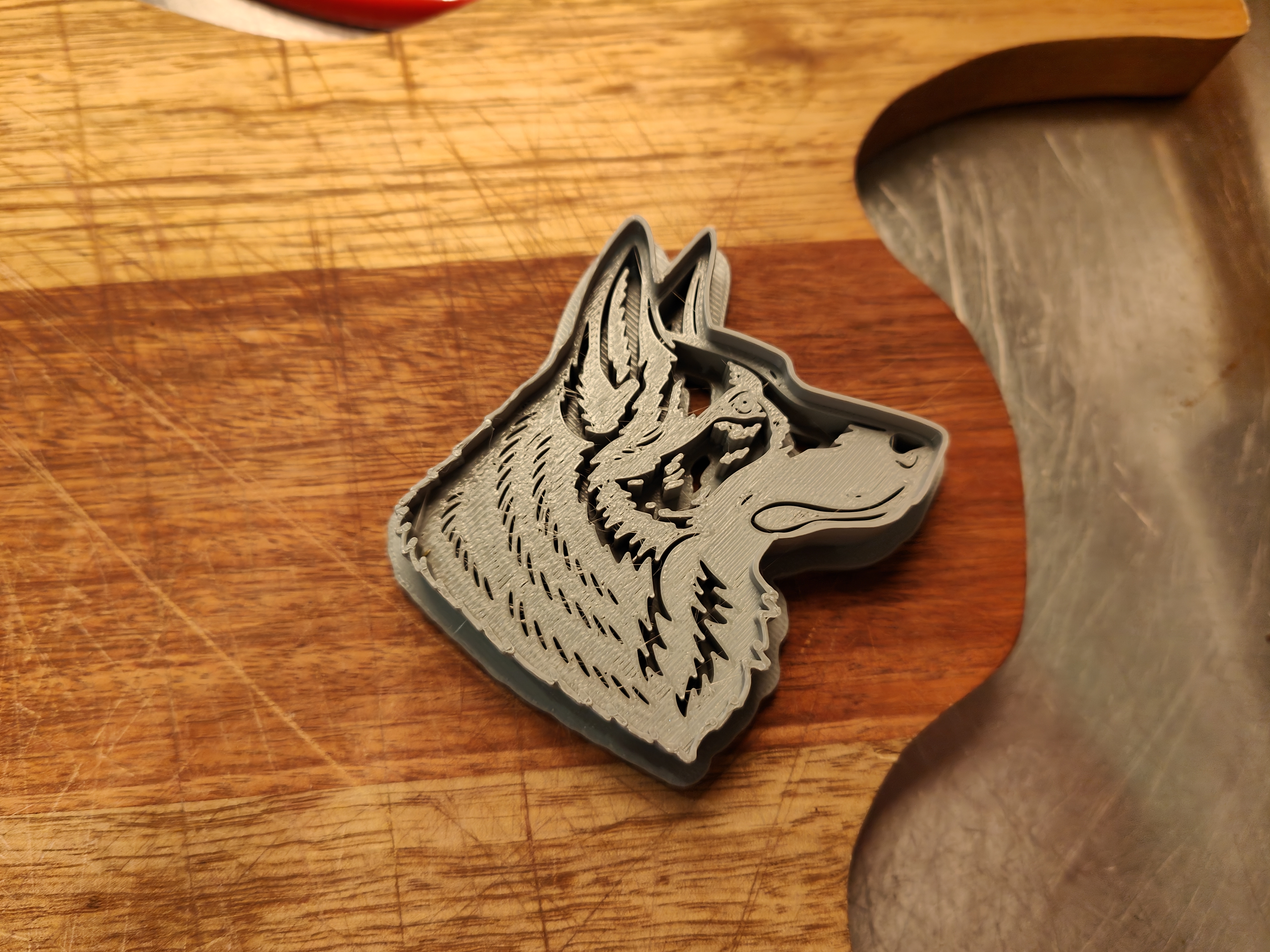 German Shepherd Cookie Cutter - Alert Guard Dog