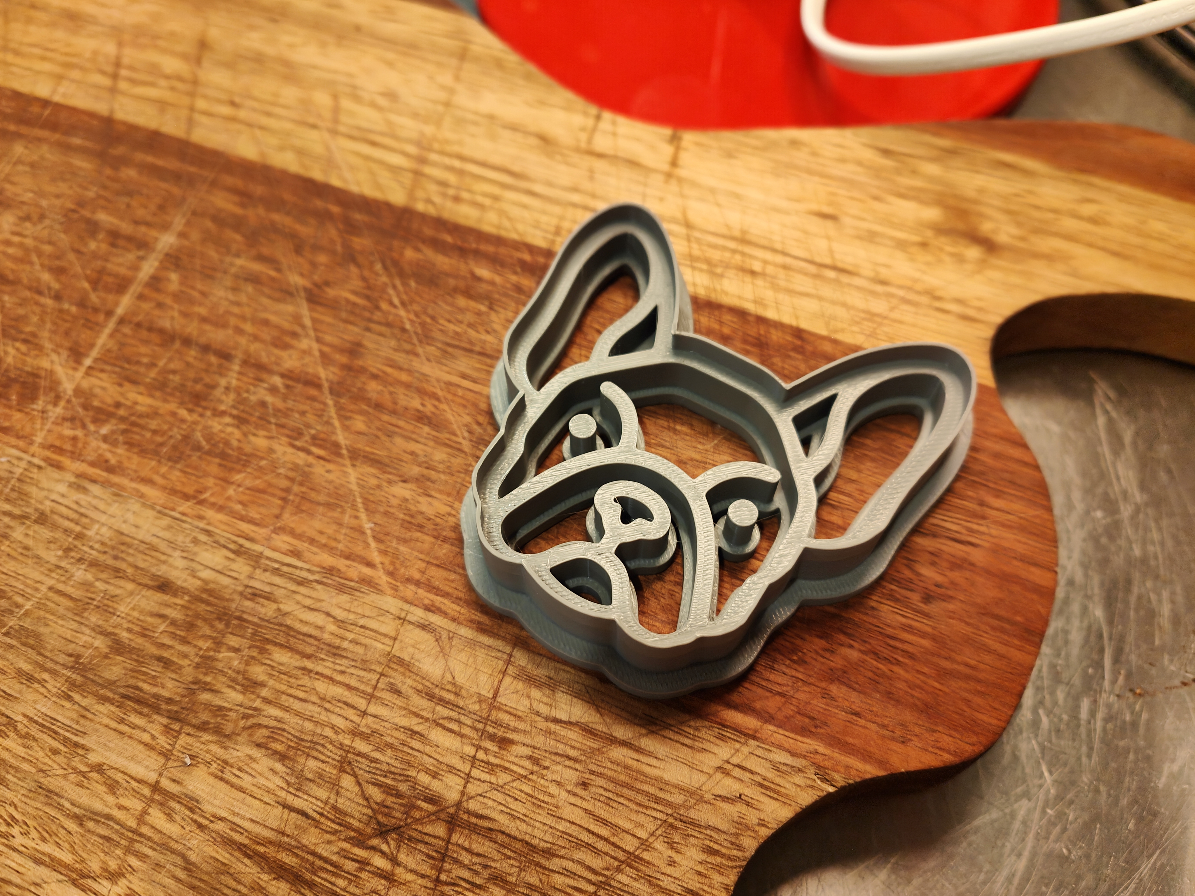 French Bulldog Bat Ear Cookie Cutter