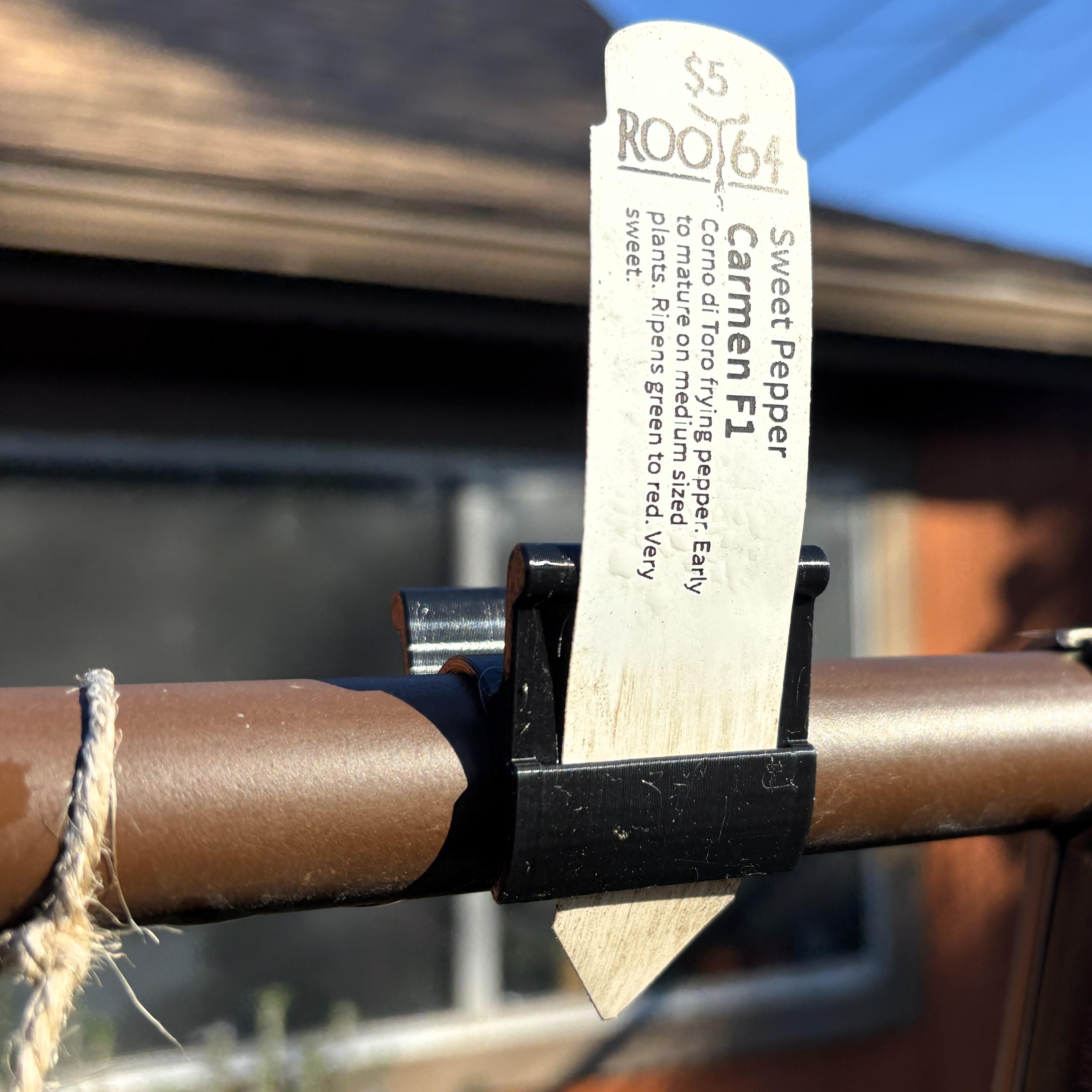 Clip with Label Holders (4 Pack)