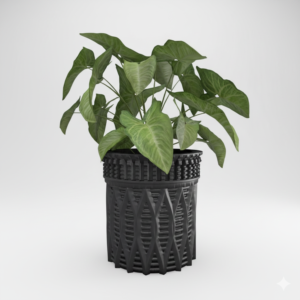 09 Secret Compartment Planter: Geometric Hidden Jewelry Container