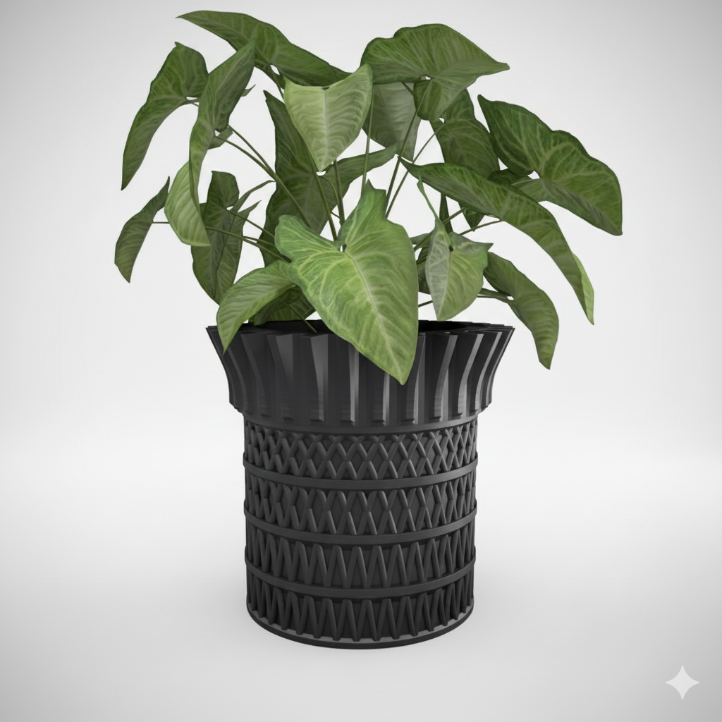Secret Compartment Planter: Geometric Hidden Jewelry Container