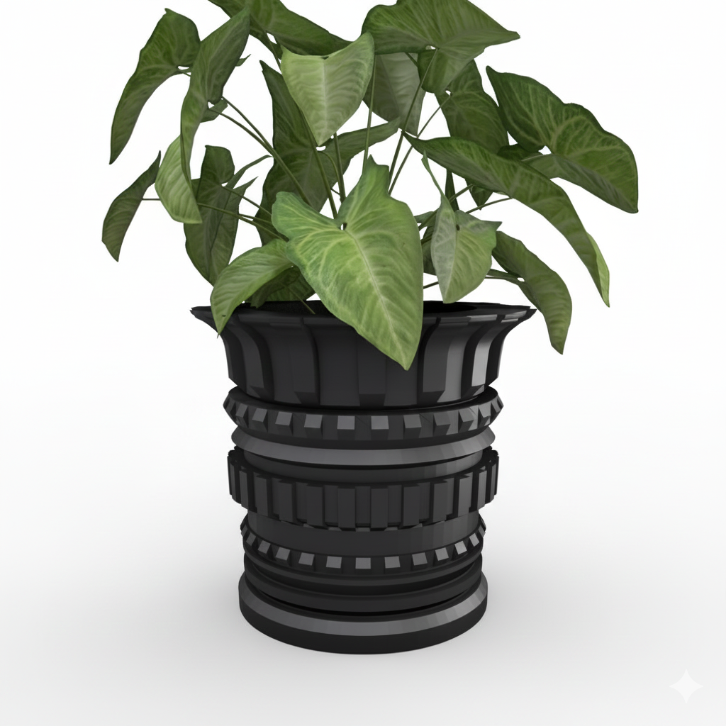 Secret Compartment Planter: Geometric Hidden Jewelry Container