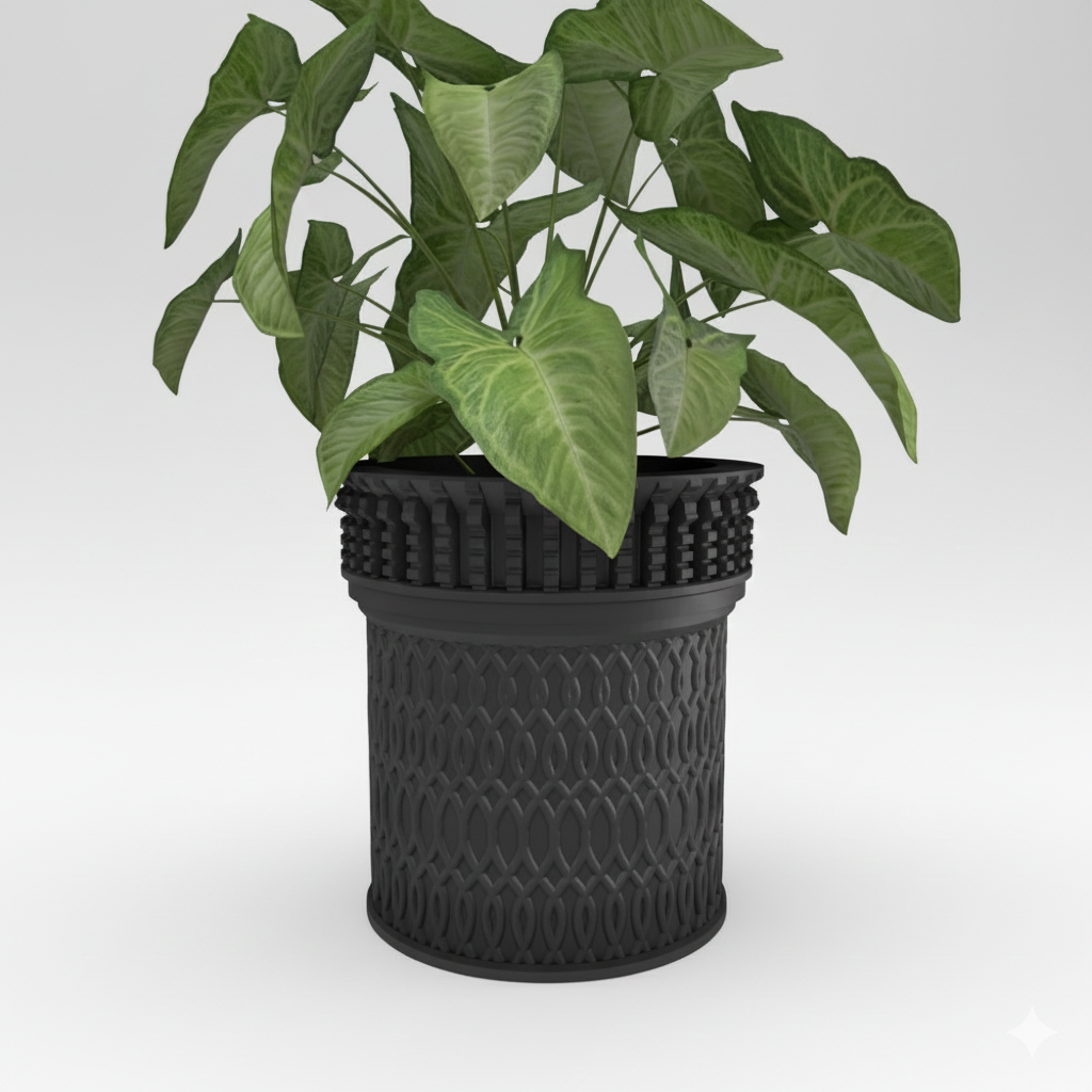 Secret Compartment Planter: Geometric Hidden Jewelry Container