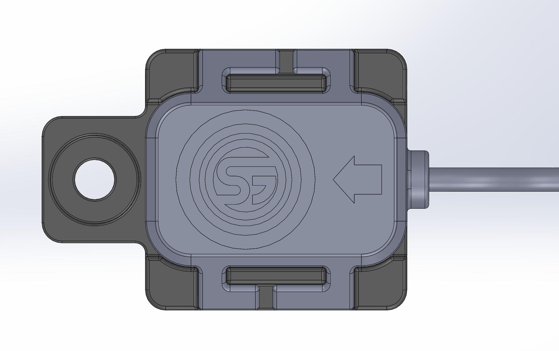 SG Pule Pro Button Mount Black PETG
