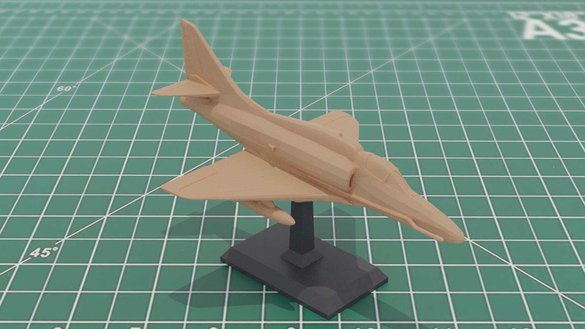 A-4N Skyhawk Jet Aircraft 1:100