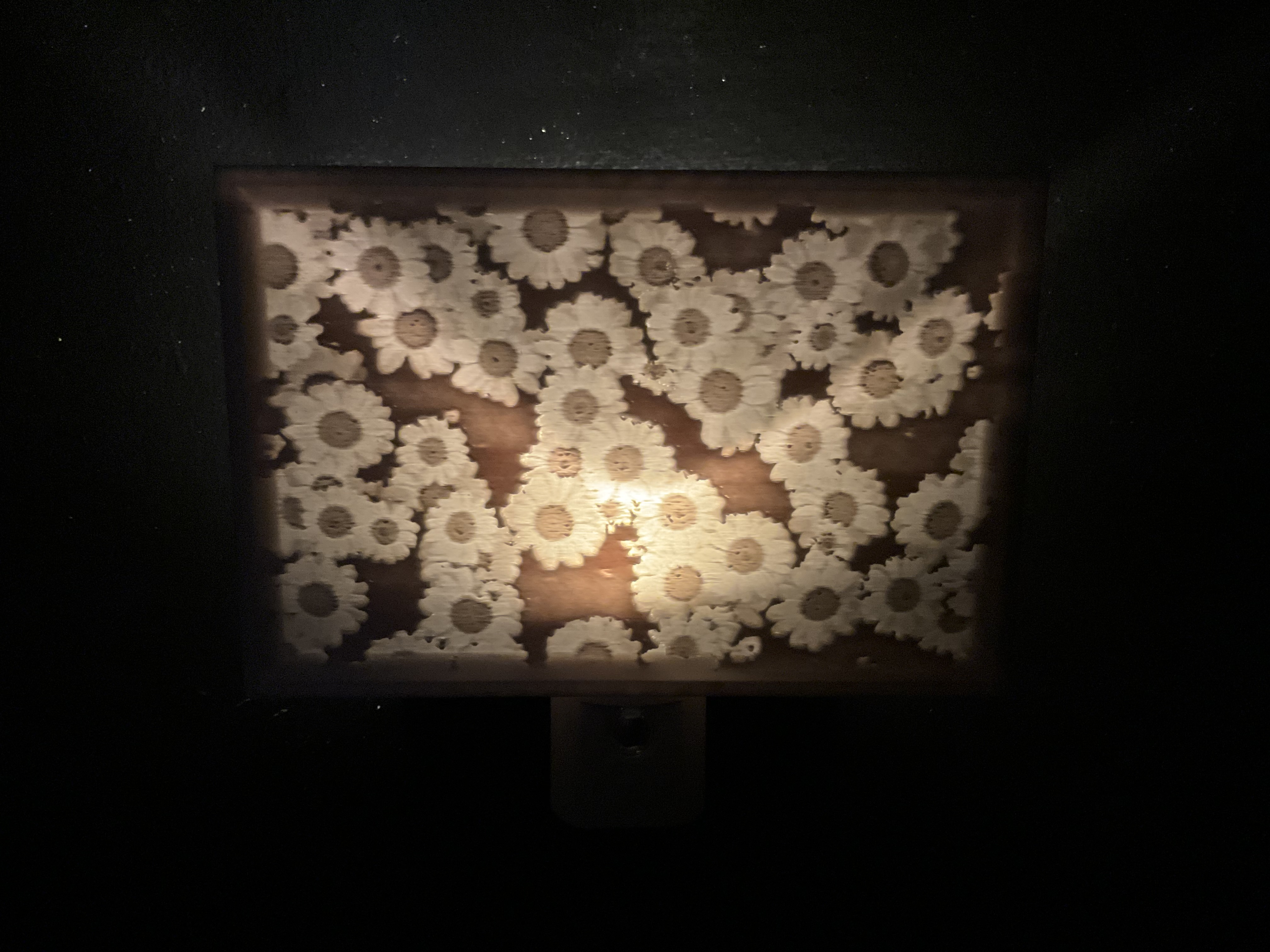 lithophane night light cover
